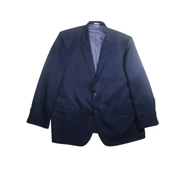 Saddlebred Men's Navy Blue Performance Blazer‎ Size 52R
