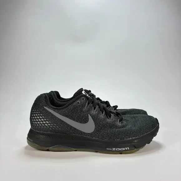 Nike Zoom All Out Black Dark Grey Low Top Running Shoes 878671-001 Womens Size 7