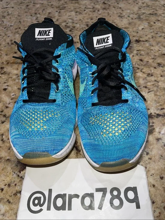 Nike Flyknit Zoom Blue Running Shoes