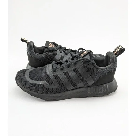 Womens Adidas Multix Originals Triple Black Running Gym Shoes FZ3453 Size 10