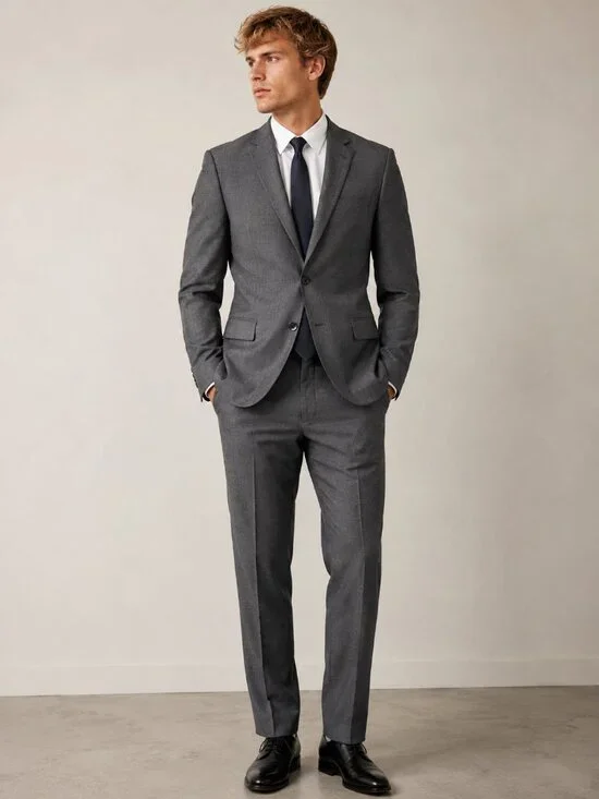 Ted Baker London Gray Plaid Endurance Jay CT 2 Piece Suit Set 42 35 8667