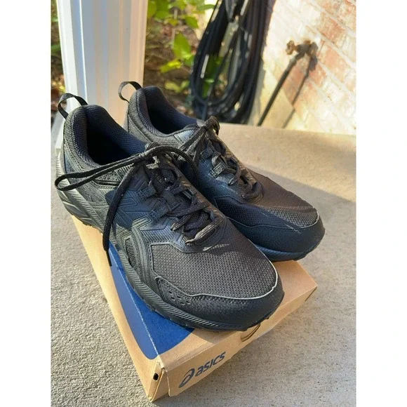 asics women's gel-venture‎ 9 running shoes Black Size 10