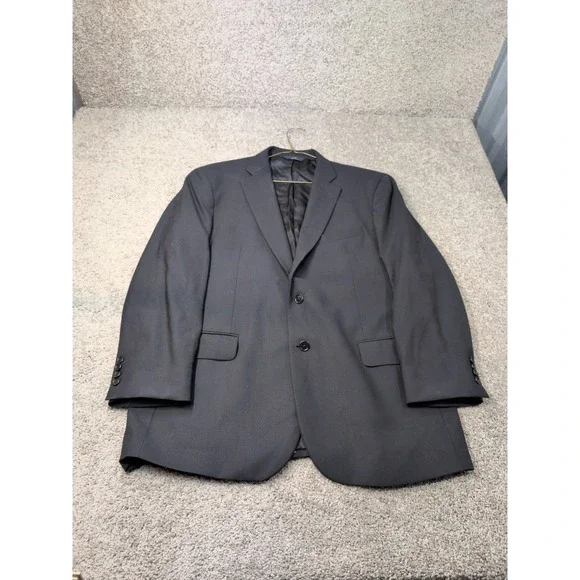 Brooks Brothers 346 Mens‎ Navy Blue Wool Stretch Blazer Suit Jacket 45R