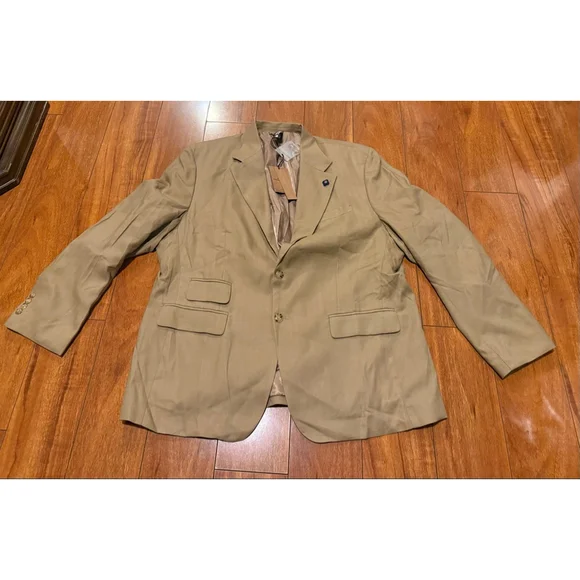 Men's PJ PAUL JONES Beige Sport Coat Blazer 2XL