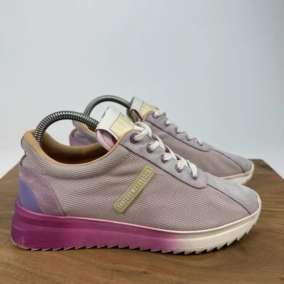 Womens Franco Sarto‎ Venice Pink Athletic Training Walking Sneakers Shoes Size 8