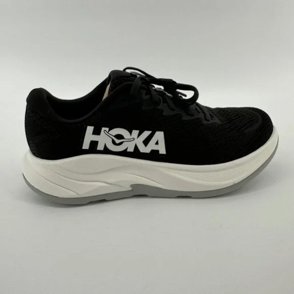 Hoka Rincon 4 Womens Running Shoes Black White 1155131 BWHT Size 7B