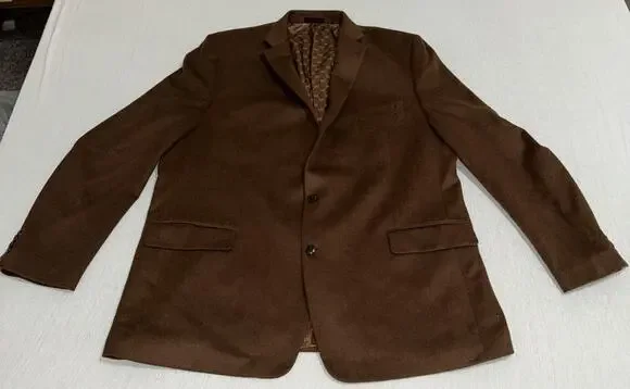MICHAEL KORS Mens 50L Wool Silk Cashmere Blazer Sport Coat Suit Jacket EUC