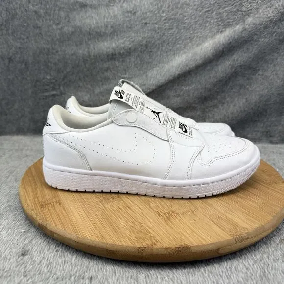 Nike Air Jordan 1 Low Slip Shoes Womens Size 8.5 White Sneakers AV3918-100