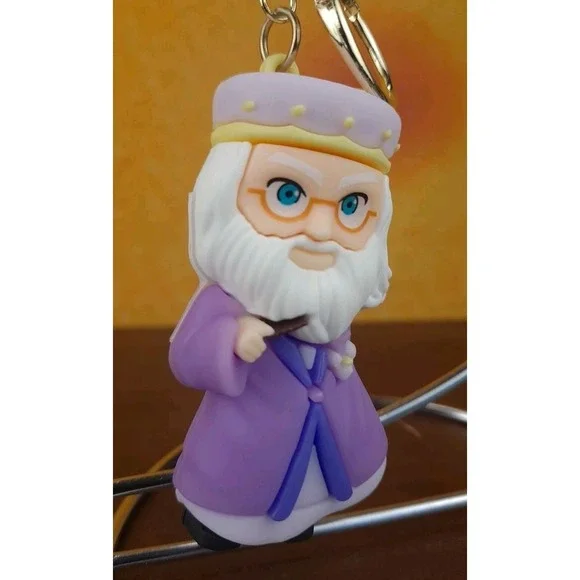 Harry Potter Dumbledore‎ Purple Keychain Backpack Clip PVC