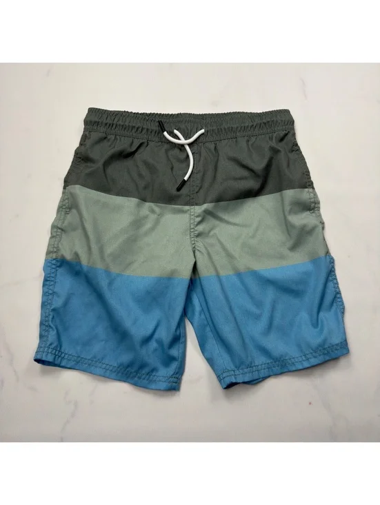 maamgic Colorblock Swim Trunks Elastic Waist - Sz 14/16