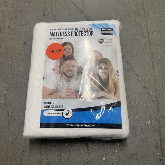 Utopia Twin XL Waterproof Mattress Protector Encasement‎ Bed-Bugs Proof