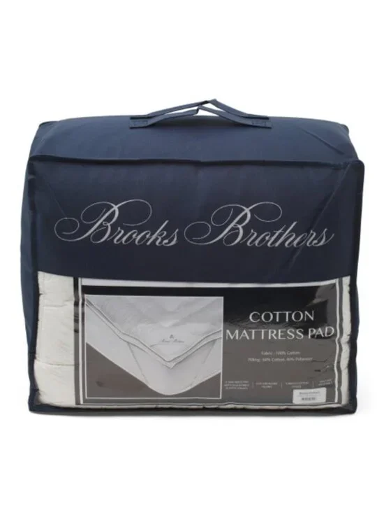 BROOKS BROTHERS Turkish Cotton Mattress Pad
