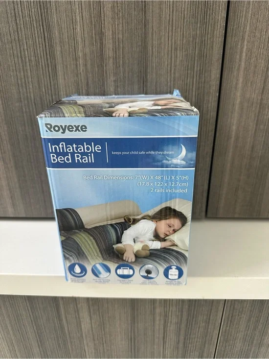 Inflatable Bed Rail - Blue