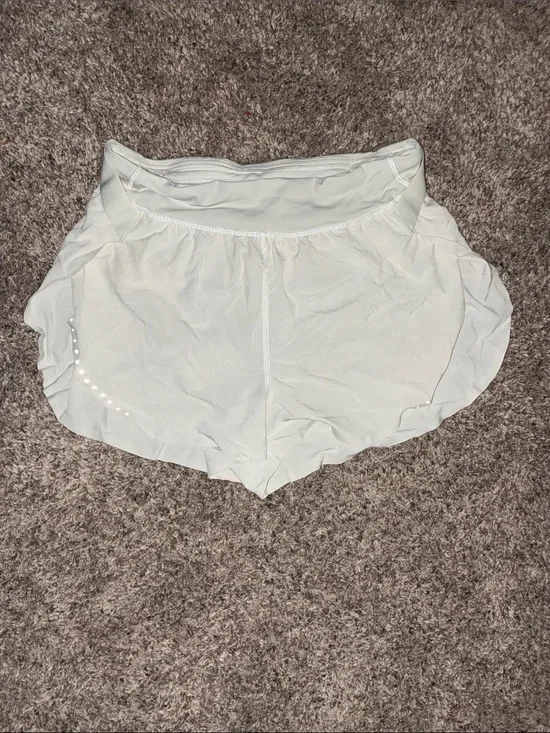 lululemon athletica White Athletic Running Shorts