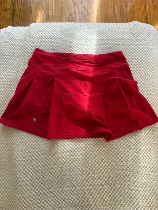 lululemon athletica Red Athletic Skort