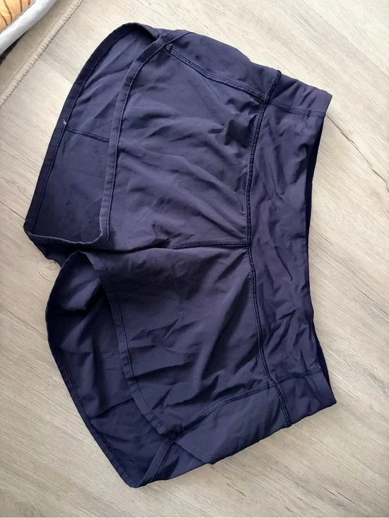 LULULEMON SPEED UP SHORTS- Navy