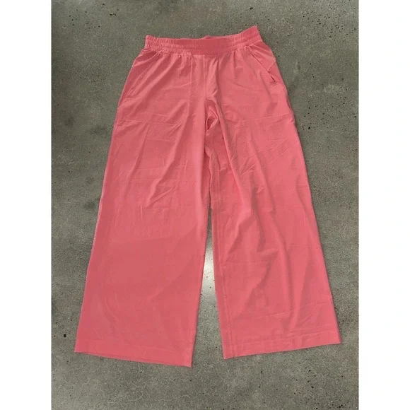 Lululemon Swift Wide-Leg Mid-Rise Pant Sakura Pink Size 12