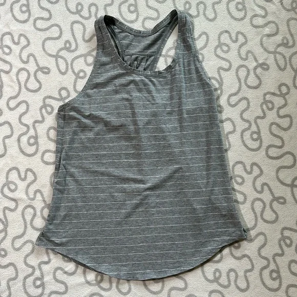 Lululemon Striped Scoop Neck Tank