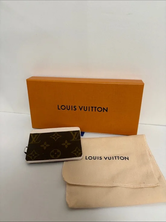Upcycled Louis Vuitton Monogram Card Holder