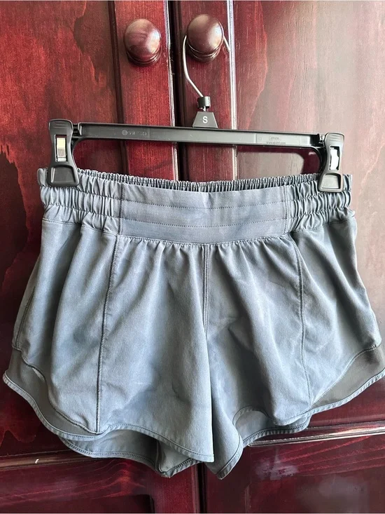 lululemon athletica Hotty Hot Shorts Gray Athletic Running Shorts