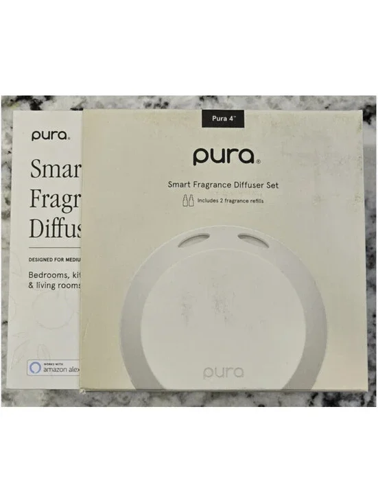 Pura 4 Smart Fragrance Diffuser WITH 2 Scents (2025 version, not recalled)