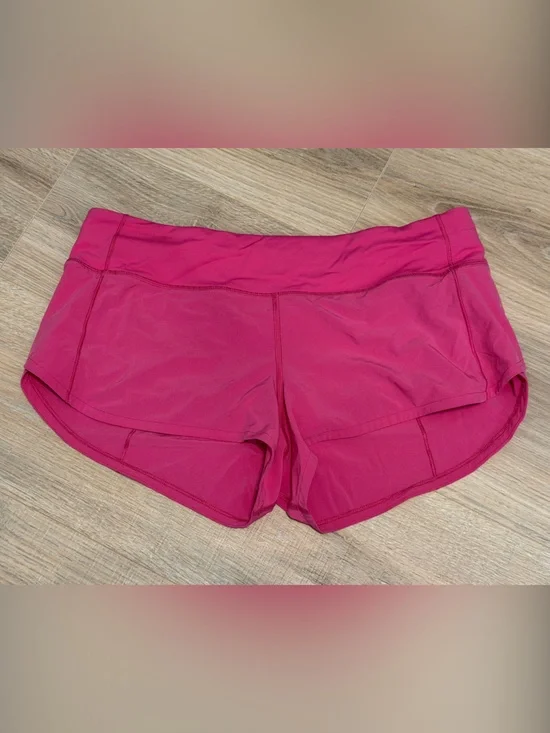 lululemon athletica Hot Pink Running Shorts