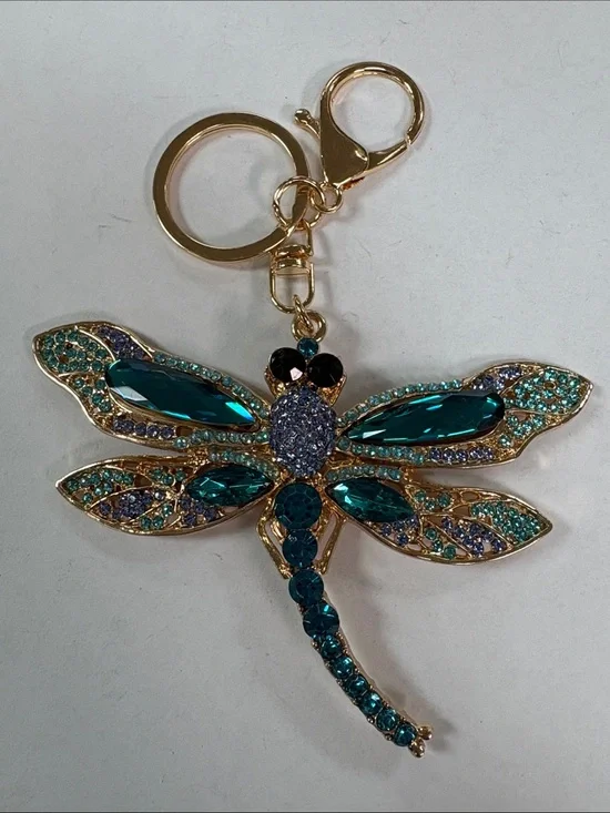 Dragonfly bag charm/keychain large