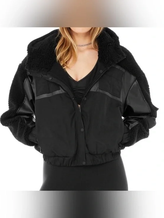Alo Yoga Sherpa Utility Gear Jacket - Black XS