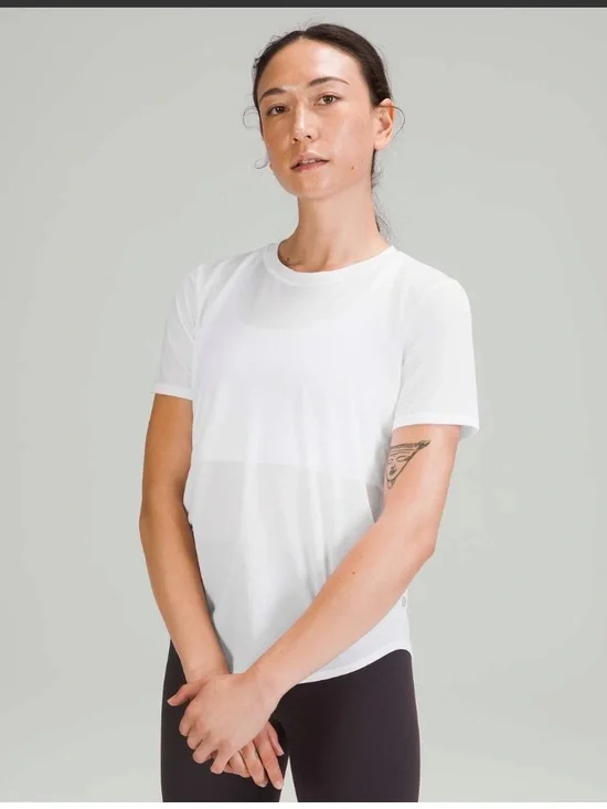 Lululemon High Neck Running and Training T-Shirt