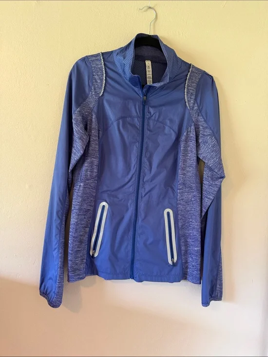 Lululemon Run Featherweight Hybrid Jacket 2 Royalty Purple Windbreaker