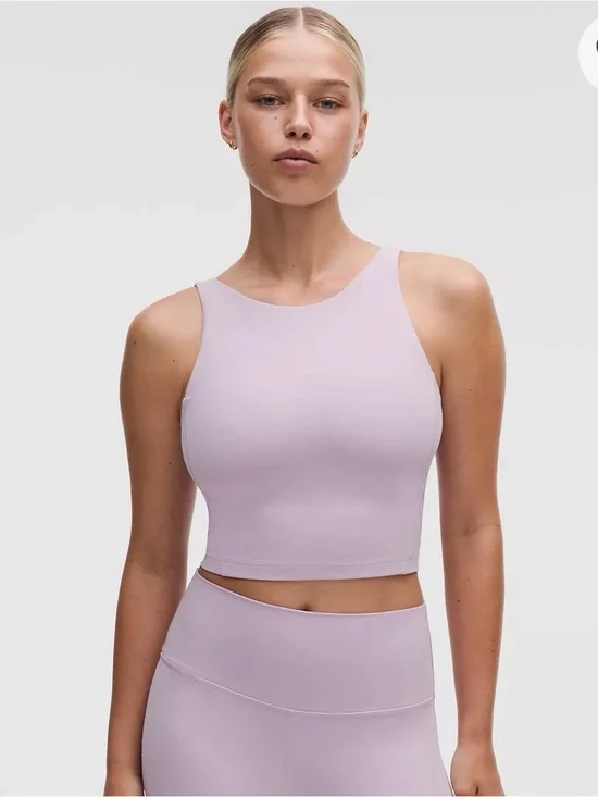 lululemon Align High-Neck Tank in Steel Blue