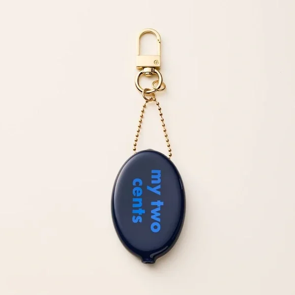 Kate Spade 'my two cents' Balloon Coin Pouch Keychain