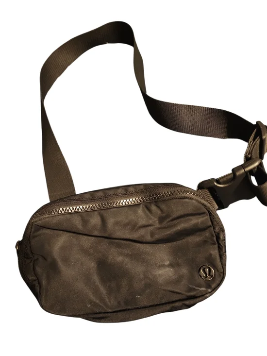 lululemon athletica Black Belt Bag with Logo