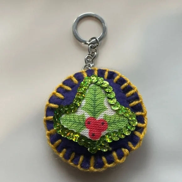 Colorful Sequin Keychain