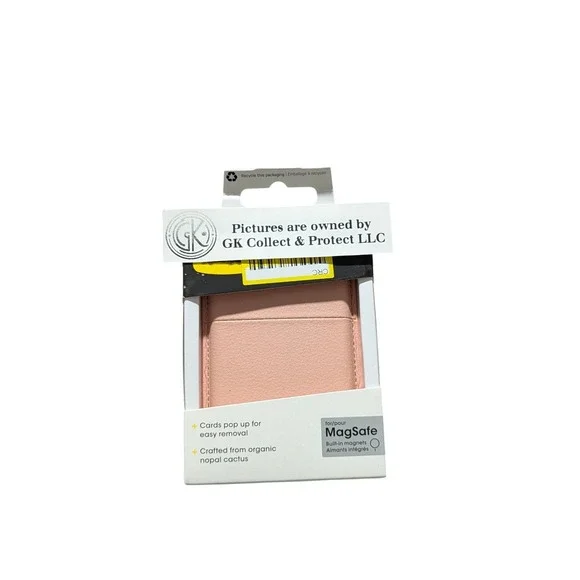 U4-N  Cactus Leather Wallet with MagSafe By‎ Ottorbox Symmetry Model - Blush