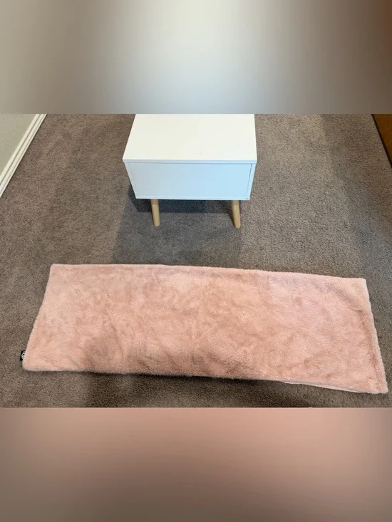 UGG Plush Pink Faux Fur Body pillowcase