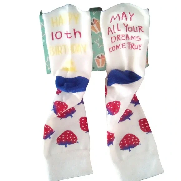 Happy Pop 10 th  Birthday‎ Socks