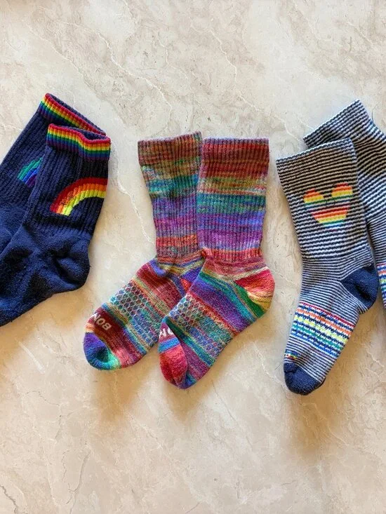 3 Pairs of Junior Sized Bombas Calf Socks