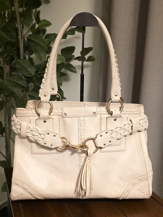 Coach Vintage Hamptons Limited Edition Braided Handbag 9290