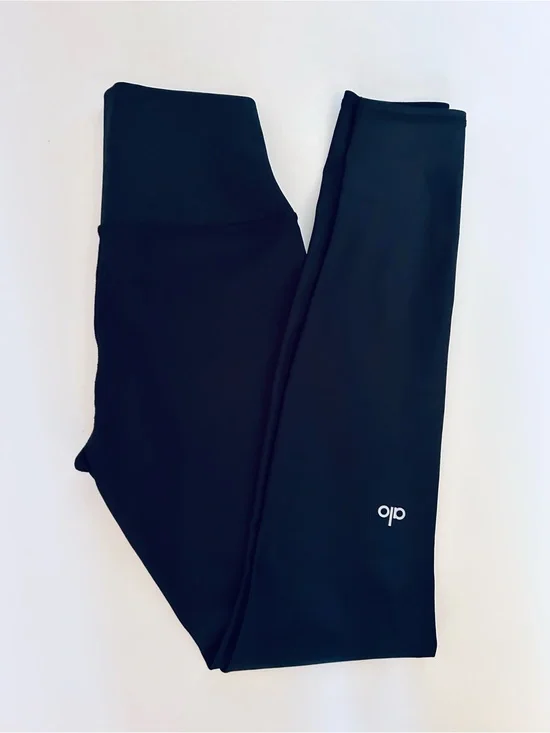 alo High-Waist Black Leggings size s