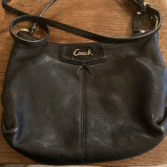 Coach Ashley Leather Swingpack Crossbody Bag EUC