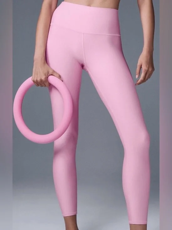 Alo Yoga 7/8 High-Waist Airlift Legging Sweet Pink M