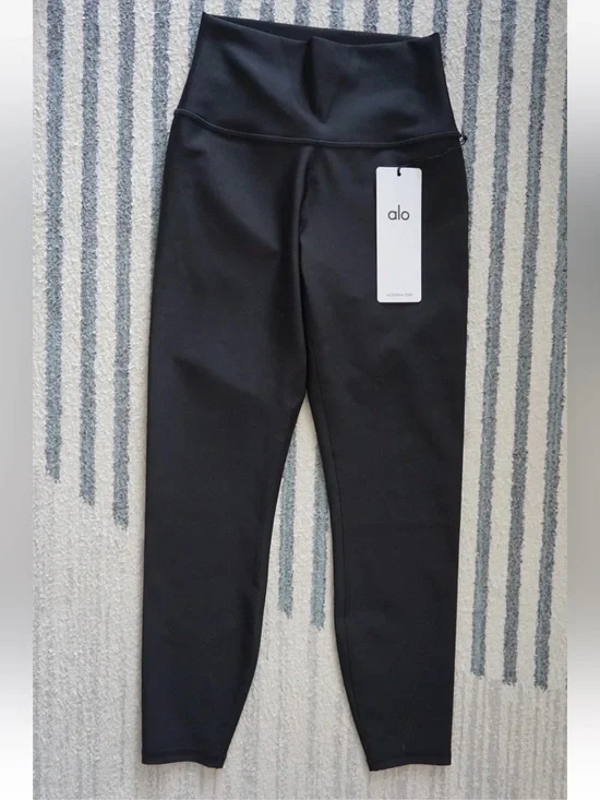 Alo Yoga Womens 7/8 High-Waist Airlift Legging Black Small NWT
