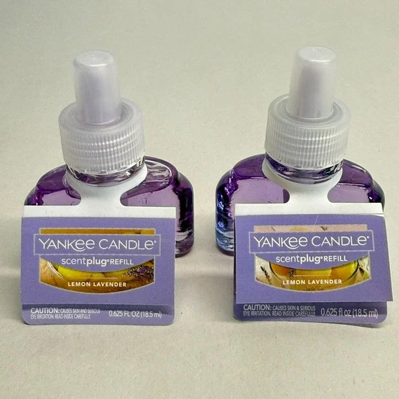 Yankee Candle ScentPlug Refill 2 Pack Lemon Lavender 0.625 fl oz Home Fragrance