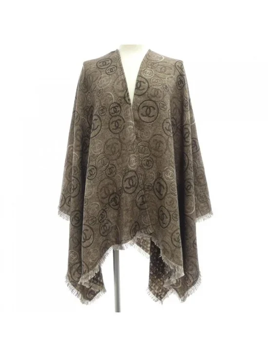 Chanel Stole Scarf Brown