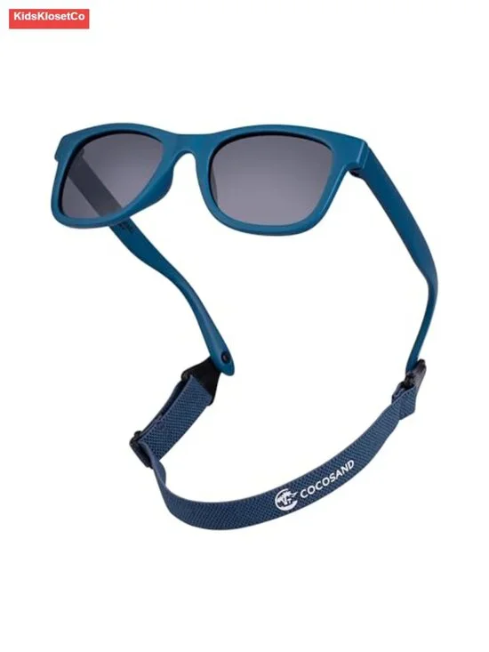 Flexible Polarized Baby Sunglasses with Strap UV Protection for Toddler Infant
