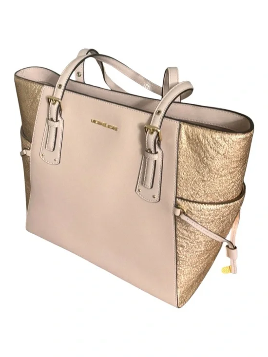 Michael Kors Pink and RoseGold Tote Bag