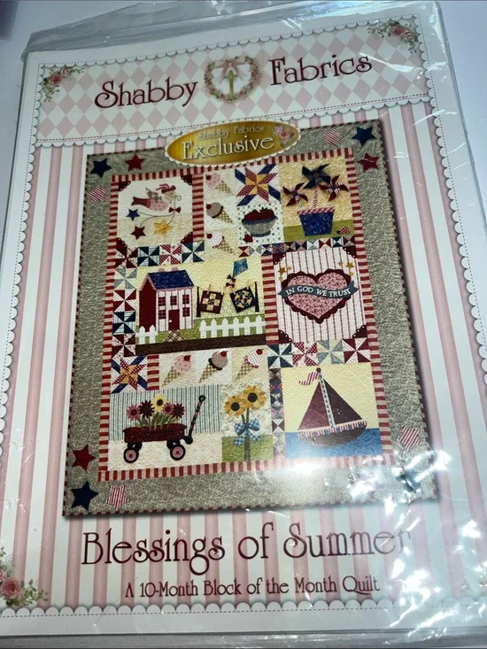 Quilt pattern Blessings of Summer Quilt Pattern Americana