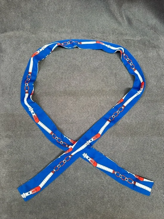 Vintage equestrian twilly scarf