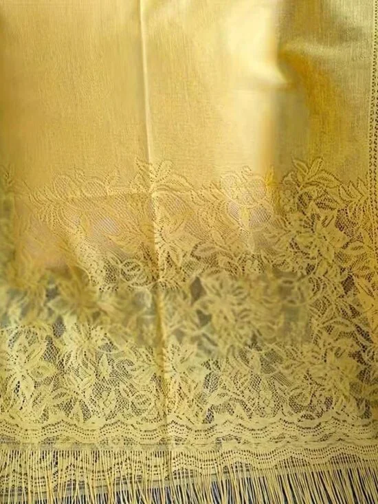 YELLOW SCARF/SHAWL/WRAP